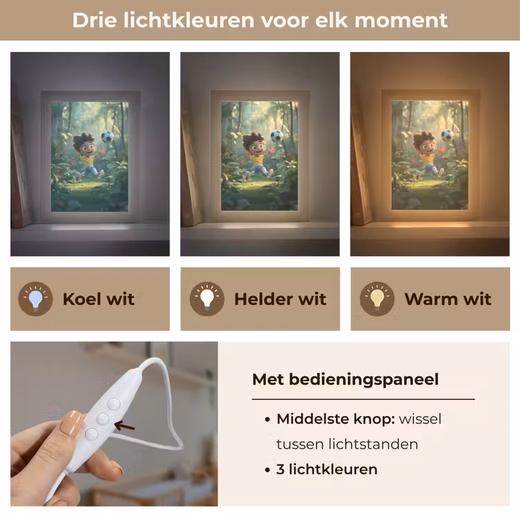 Nachtlampje - Jongen - Voetbal - Bos — 5