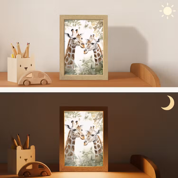 Nachtlampje - Dieren - Giraffe - Bladeren - Kinderen — 7
