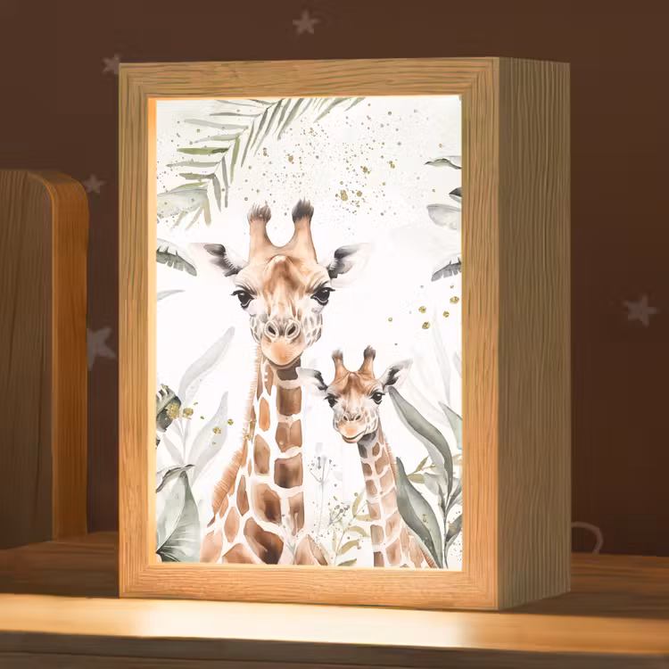 Nachtlampje - Giraffe - Natuur - Kinderen - Dieren — 1