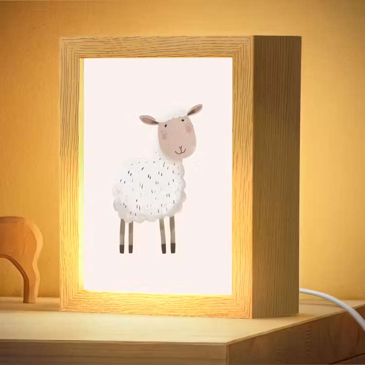 Nachtlampje - Schaap - Boerderij dier - Dieren — 4