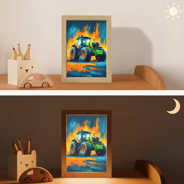 Nachtlampje - Abstract - Tractor - Groen — 7
