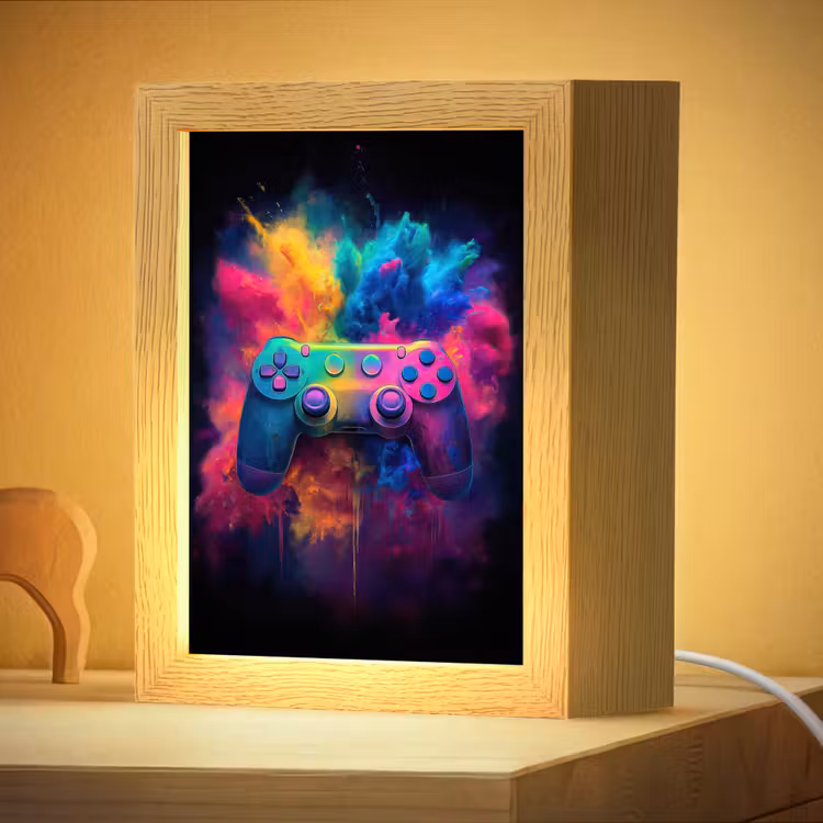 Nachtlampje - Controller - Neon - Explosie - Kleurrijk — 4