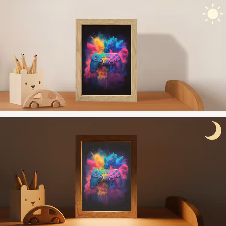 Nachtlampje - Controller - Neon - Explosie - Kleurrijk — 7
