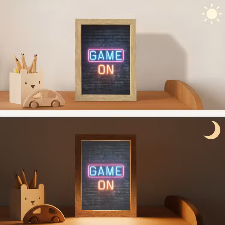 Nachtlampje - Game on - Neon - Muur — 7