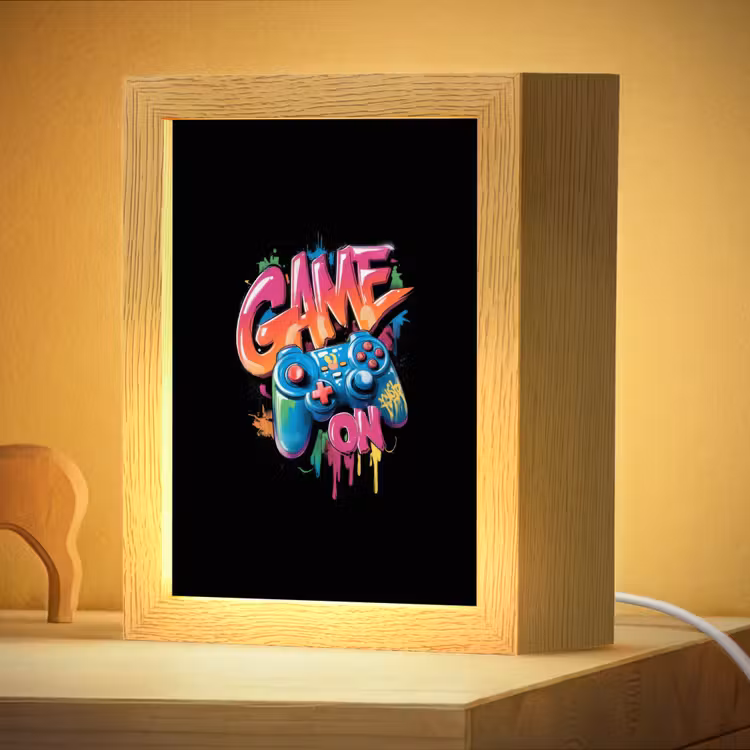 Nachtlampje - Illustratie - Graffiti - Kleurrijk - Controller — 4