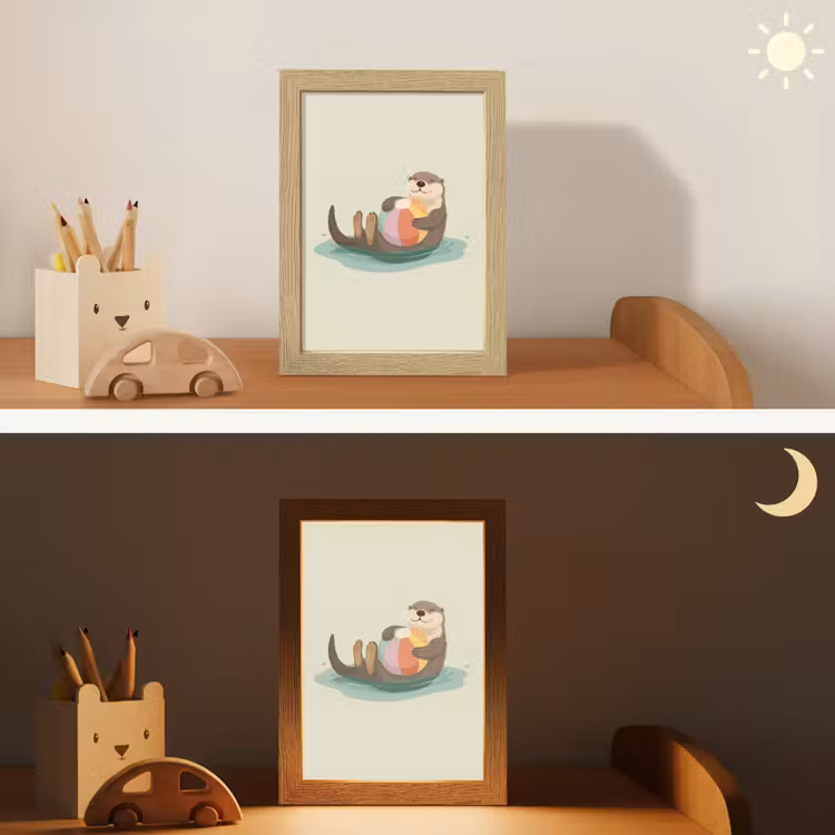 Nachtlampje - Otter - Strandbal - Kleurrijk — 7