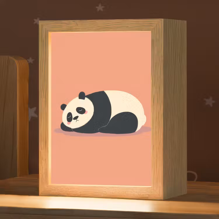 Nachtlampje - Panda - Slaap - Oranje — 1