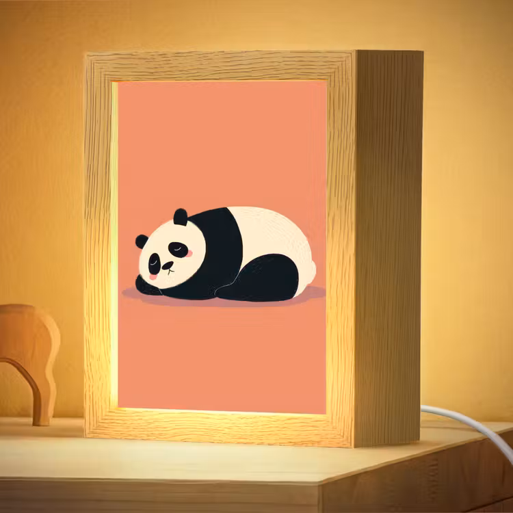 Nachtlampje - Panda - Slaap - Oranje — 4