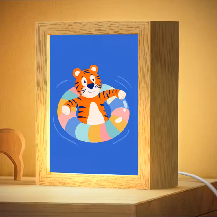 Nachtlampje - Tijger - Zwemband - Water — 4