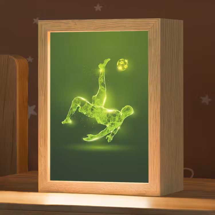 Nachtlampje - Voetbal - Groen - Omhaal — 1