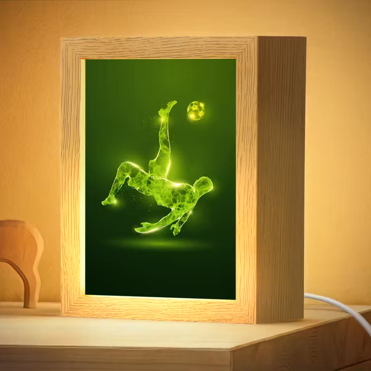 Nachtlampje - Voetbal - Groen - Omhaal — 4