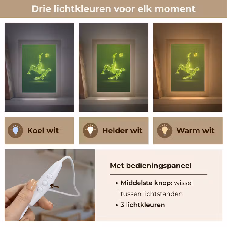 Nachtlampje - Voetbal - Groen - Omhaal — 5