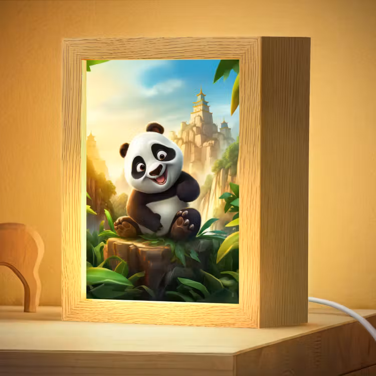 Nachtlampje - Panda - Wilde dieren - Jungle - Jongens - Kinderen — 4