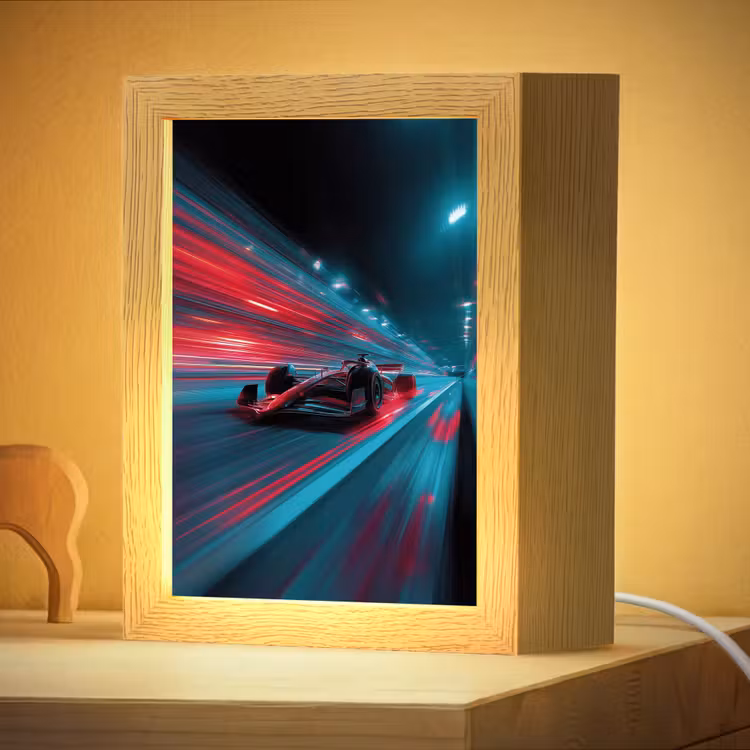 Nachtlampje - Raceauto - Rood - Snelheid — 4