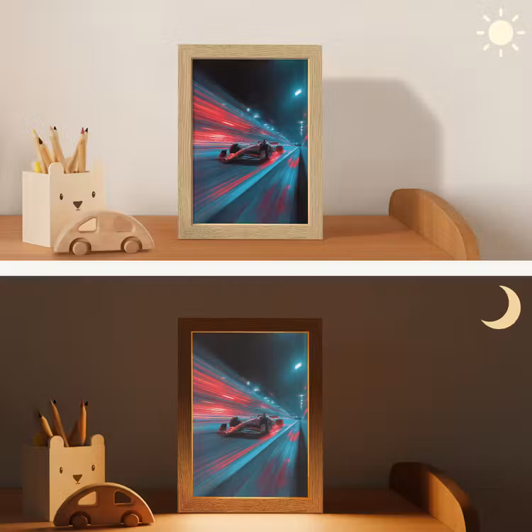 Nachtlampje - Raceauto - Rood - Snelheid — 7