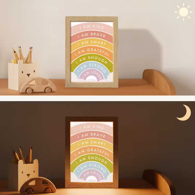 Nachtlampje - Regenboog - Kleuren - Quotes — 7