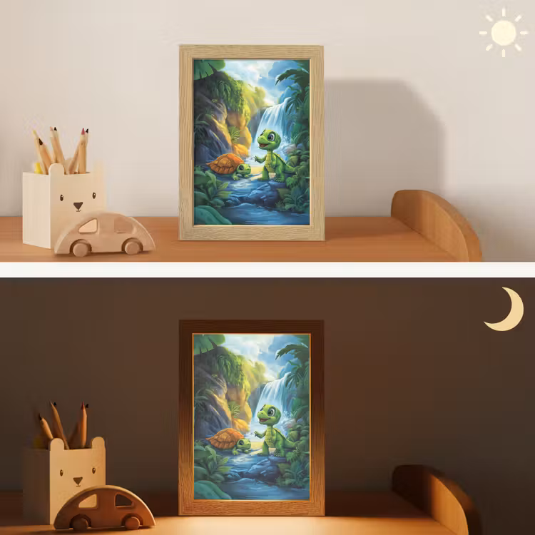 Nachtlampje - Schildpad - Dino - Jungle - Waterval — 7