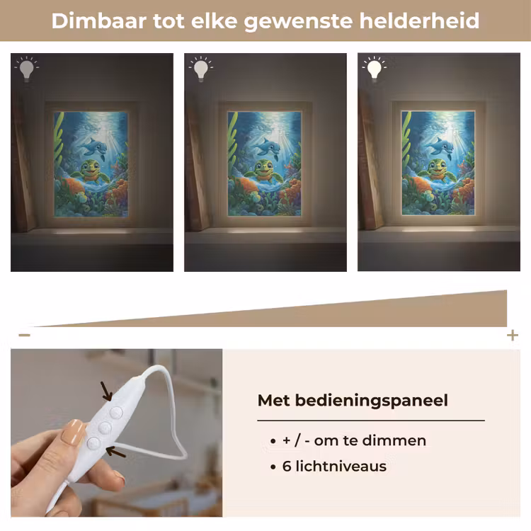 Nachtlampje - Schildpad - Dolfijn - Oceaan — 6
