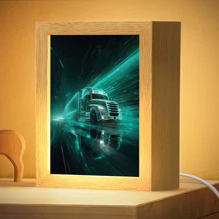 Nachtlampje - Vrachtwagen - Snelheid - Groen - Neon — 4