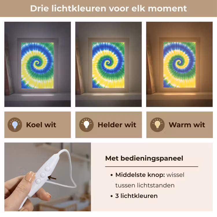 Nachtlampje - Spiraal - Groen - Draaiend — 5