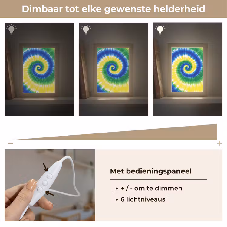 Nachtlampje - Spiraal - Groen - Draaiend — 6