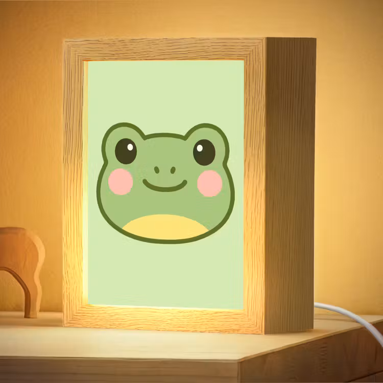 Nachtlampje - Kikker - Groen - Vriendelijkheid — 4