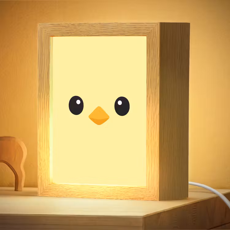 Nachtlampje - Kuiken - Vrolijk - Geel - Minimalistisch — 4