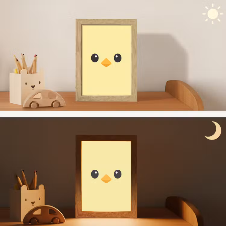 Nachtlampje - Kuiken - Vrolijk - Geel - Minimalistisch — 7