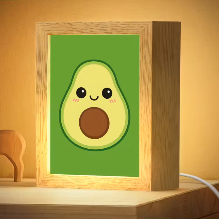 Nachtlampje - Avocado - Groen - Speels — 4