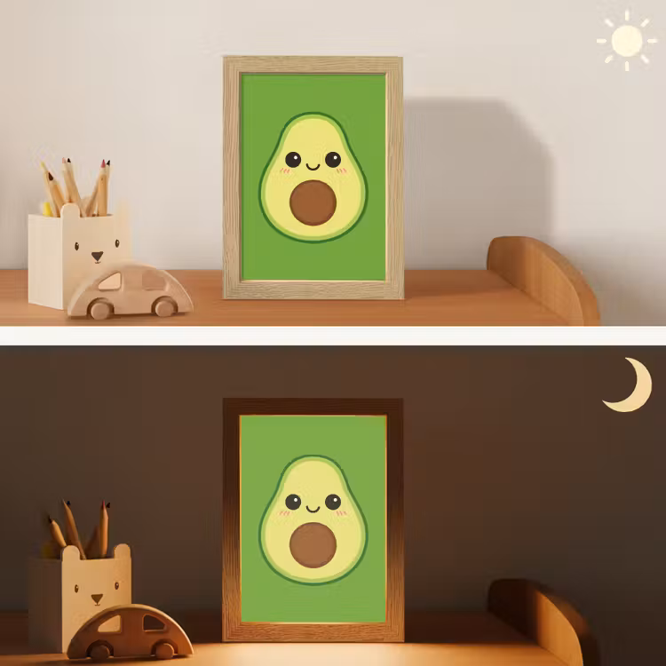 Nachtlampje - Avocado - Groen - Speels — 7