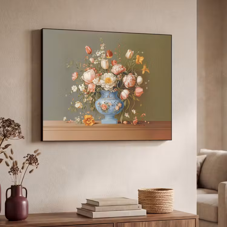 Art Frame - Neutral - Bloemen - Boeket - Vaas — 4