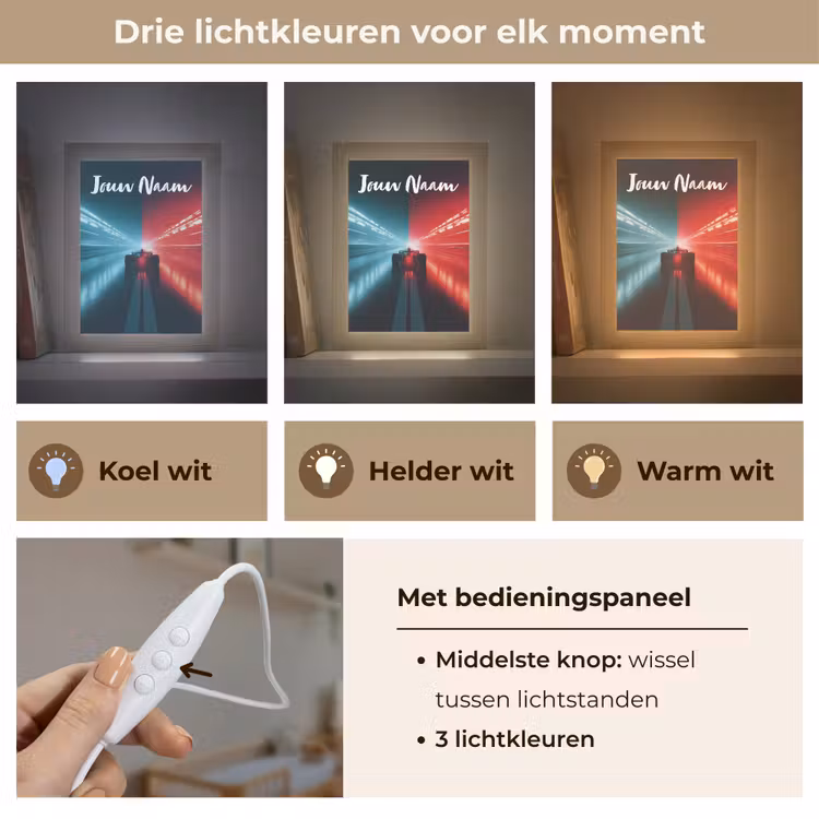 Nachtlampje met naam - Raceauto - Verlichting - Neon - Rood — 5