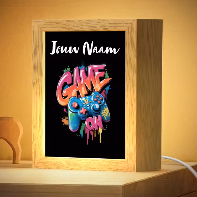 Nachtlampje met naam - Controller - Game - Graffiti - Tekst — 4