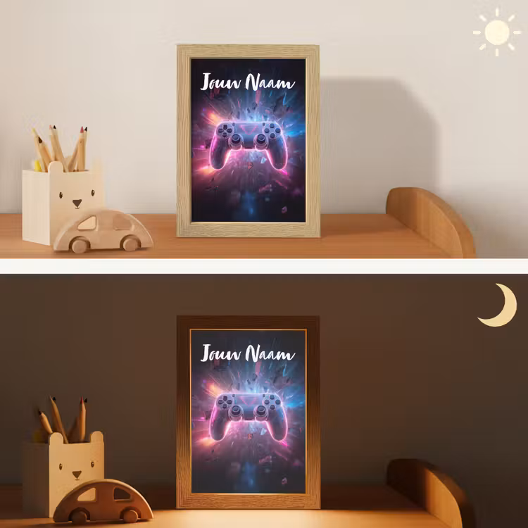 Nachtlampje met naam - Controller - Neon - Game — 7