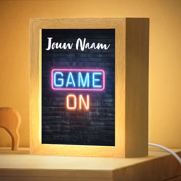 Nachtlampje met naam - Game - Neon - Muur — 4