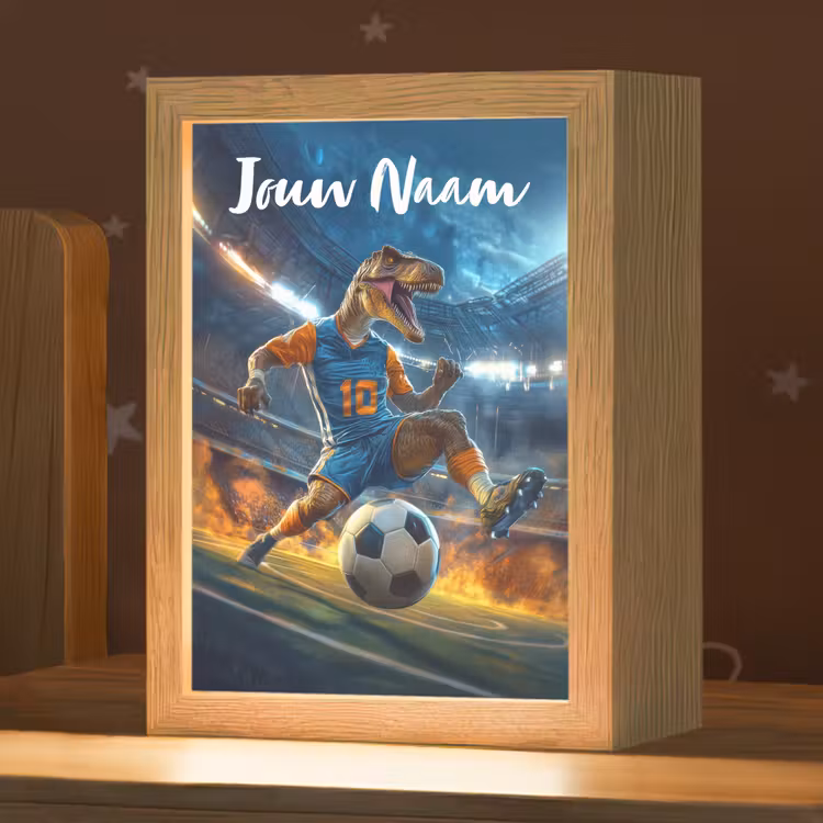 Nachtlampje met naam - T-Rex - Voetbal - Stadion — 1