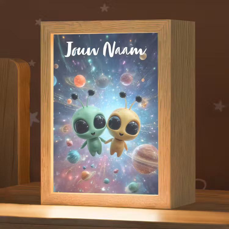 Nachtlampje met naam - Aliens - Ruimte - Planeten — 1