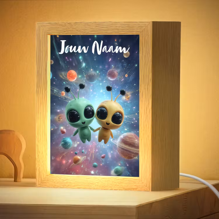 Nachtlampje met naam - Aliens - Ruimte - Planeten — 4