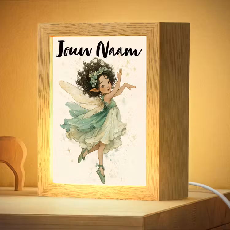 Nachtlampje met naam - Fee - Groen - Magie — 4