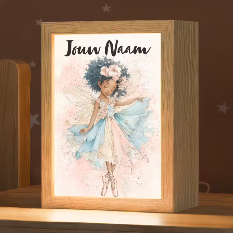 Nachtlampje met naam - Fee - Pastel - Magie — 1