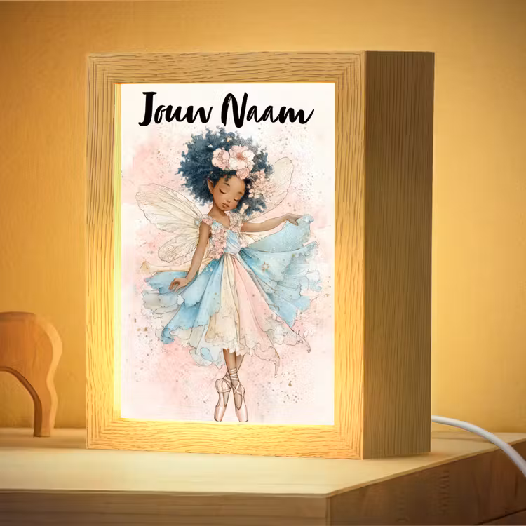 Nachtlampje met naam - Fee - Pastel - Magie — 4