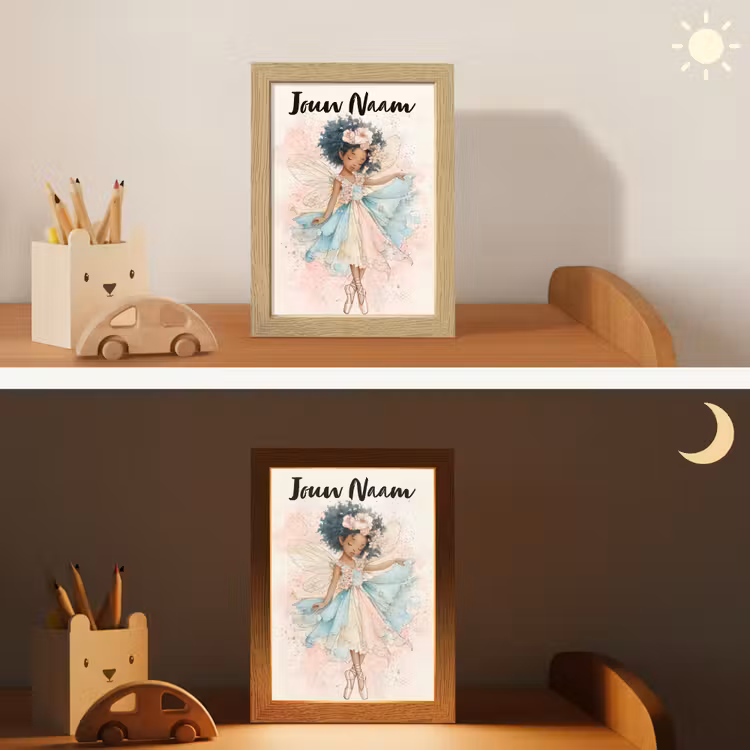 Nachtlampje met naam - Fee - Pastel - Magie — 7