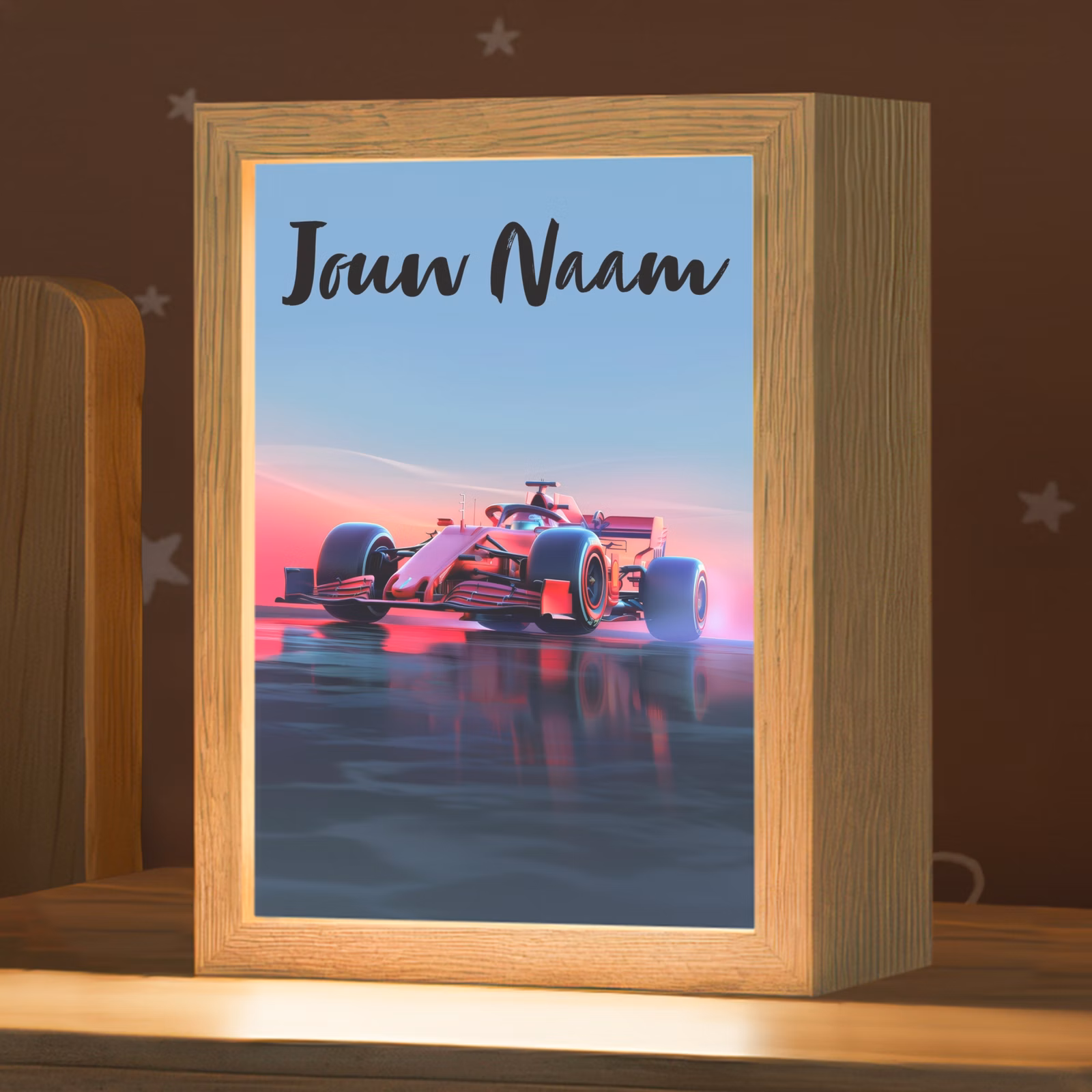 Nachtlampje met naam - Formule 1 - Race - Auto - Jongens — 1