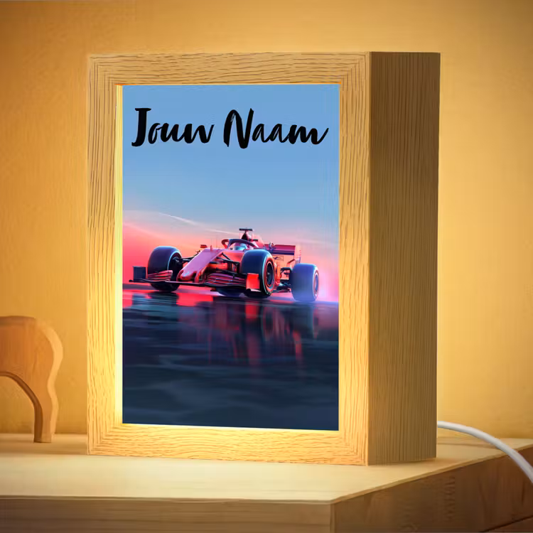 Nachtlampje met naam - Formule 1 - Race - Auto - Jongens — 4