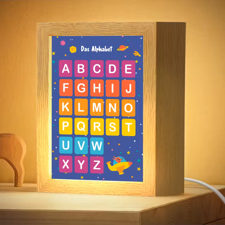 Nachtlampje - Educatief - Alfabet leren - Ruimte - Letters — 4