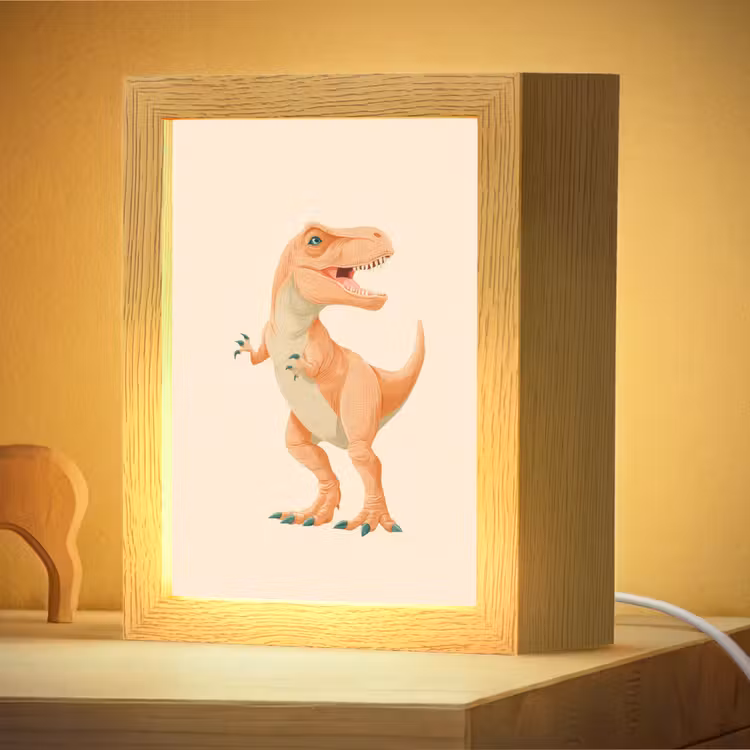 Nachtlampje - Dino - T-Rex - Oranje — 4