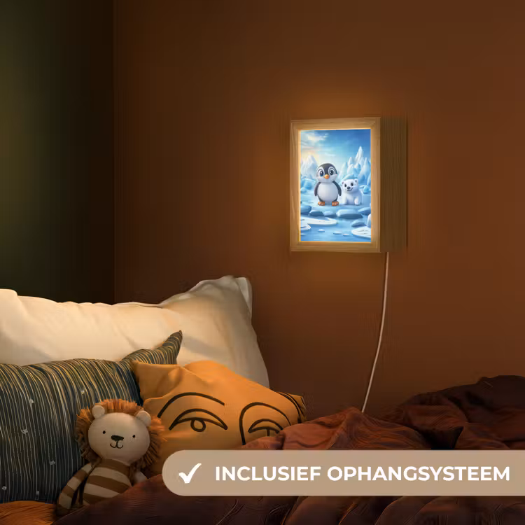 Nachtlampje - Pinguïn - IJsbeer - IJs - Sneeuw — 3