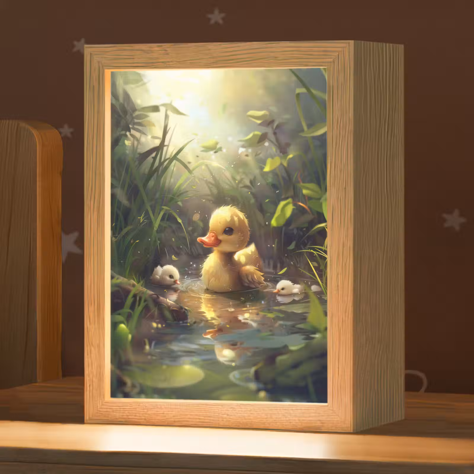 Nachtlampje - Eendjes - Dieren - Natuur — 1