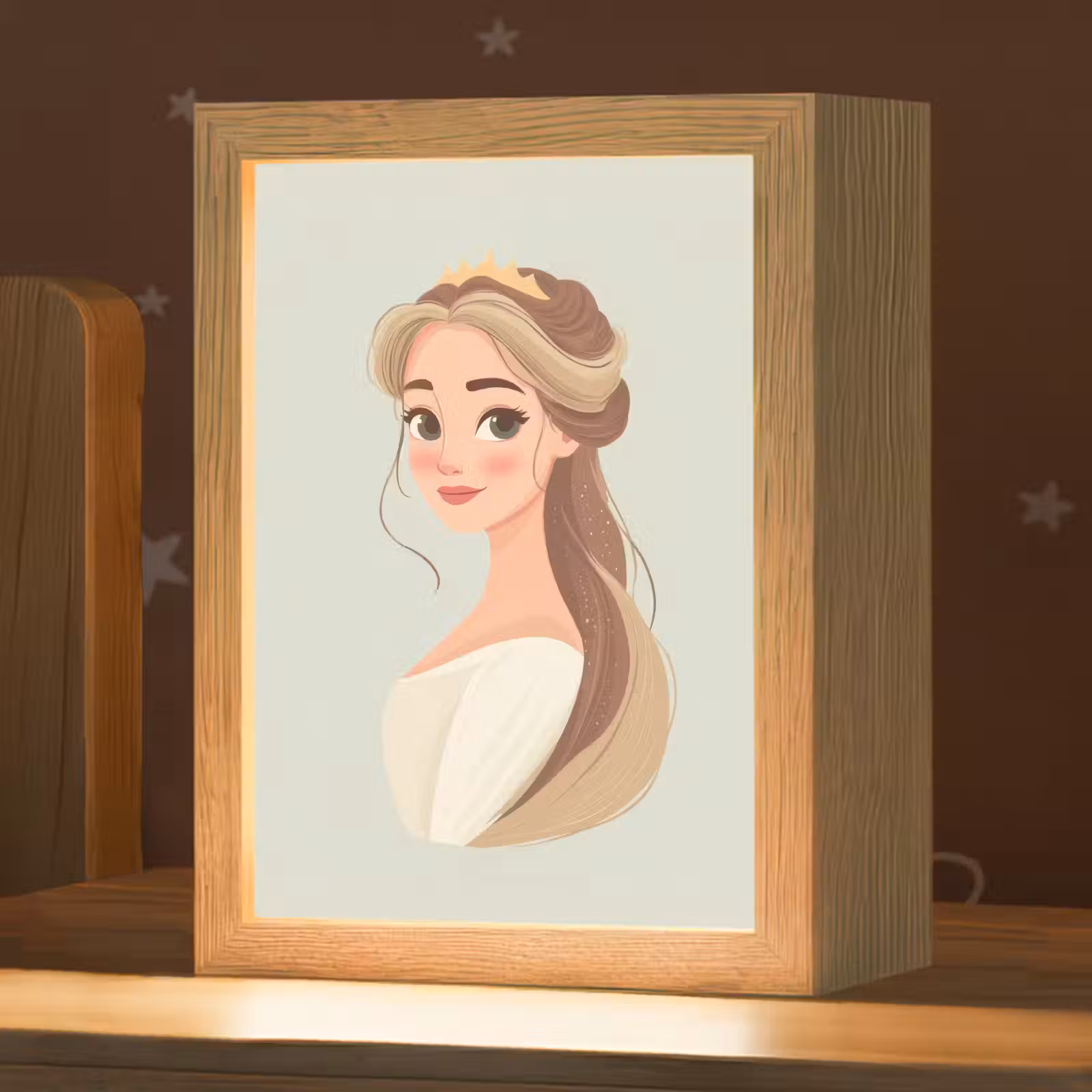 Nachtlampje - Prinses - Tiara - Groen — 1