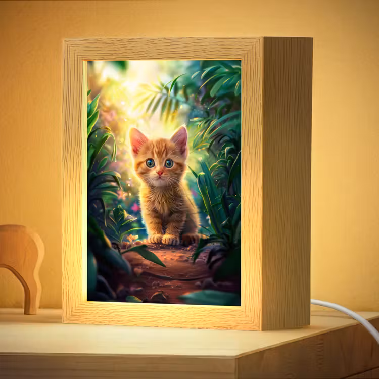 Nachtlampje - Kat - Huisdier - Natuur — 4